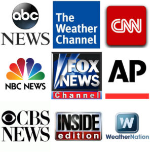 News media we have worked with in the past.