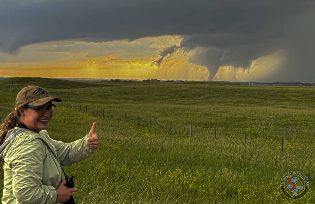 A Florida Woman Gives This Tornado A Thumbs Up